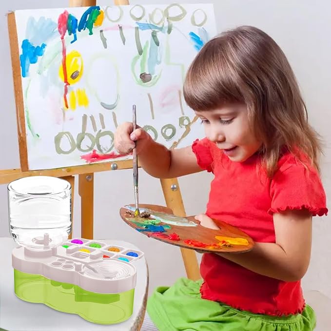 New Paint Brush Cleaner Tool, Brush Rinser Cup Painting Running Water - Image 6
