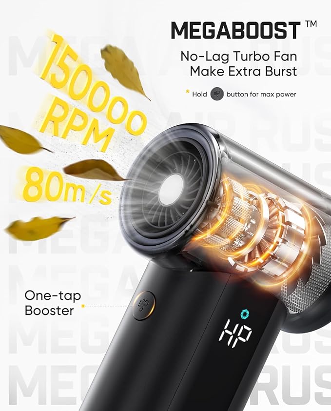 Fanttik Gust B11 Pro Max Electric Air Duster, 150000RPM Brushless Motor - Image 2