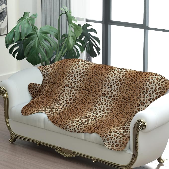 MACEVIA Leopard Rug Cheetah Print Rugs Western Decor - Image 5