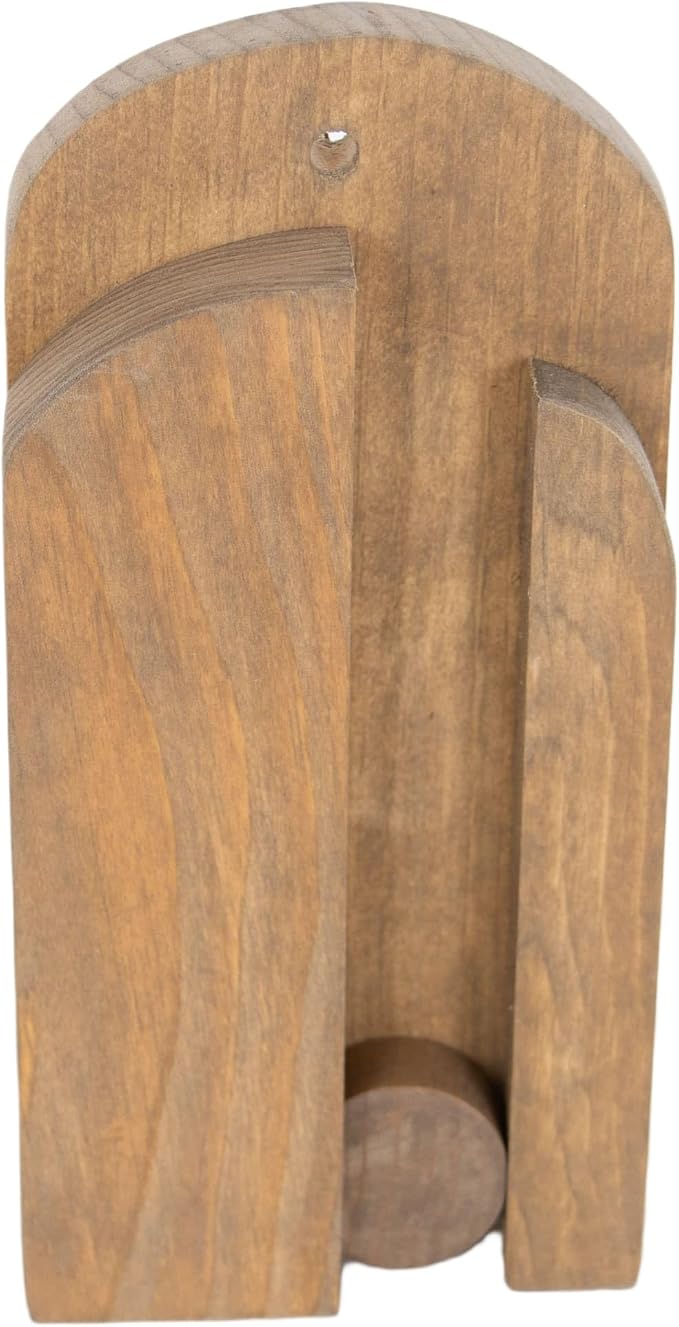 Lehman's Amish Handcrafted Broom Holder, Wall-Mount Wooden Storage Solution by Lehmans