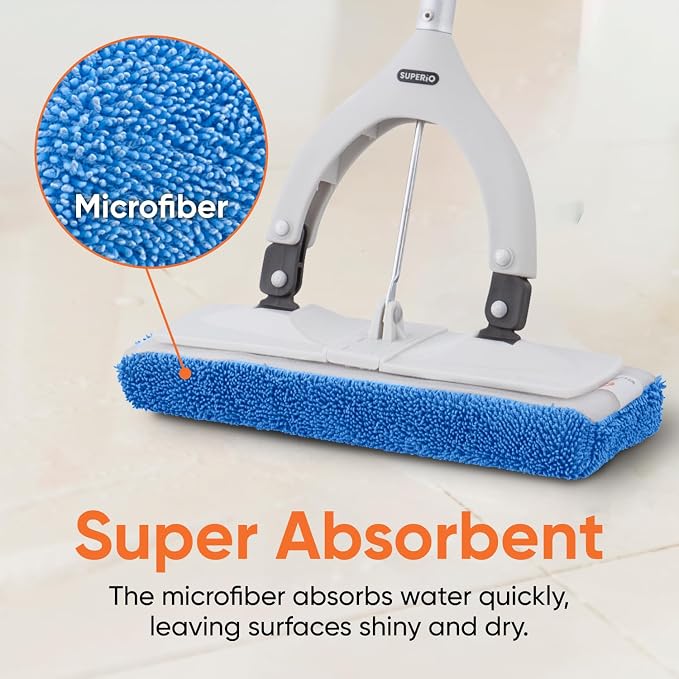 Superio Miracle Microfiber Flat Mop - Image 6