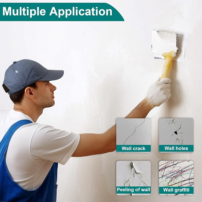 10 Pack Drywall Repair Kit for Large Holes, 4/6/8 Inch Dry Wall Patch Kits for - Image 4