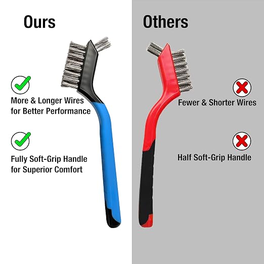Mini Wire Brush Set 6Pcs - Image 3