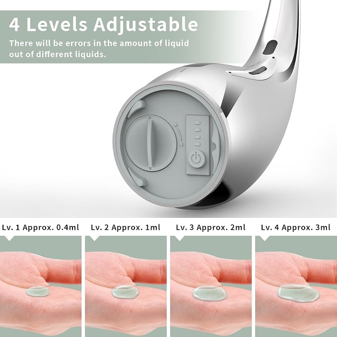 Automatic Liquid Soap Dispenser, 300ML Touchless 4 Gear Adjustable, Countertop - Image 6