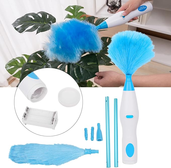 180° Electric Furniture Duster, 9.25 * 1.57in Automatic Duster, Electrostatic - Image 3