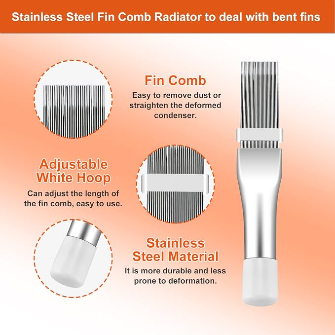 Cenipar Air Conditioner Condenser Fin Comb Set 2PCS Include FCR6 Fin Comb and - Image 3