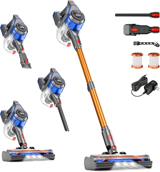 Cordless Vacuum Cleaner, 45Kpa Vacuum Cleaner by BSNAW