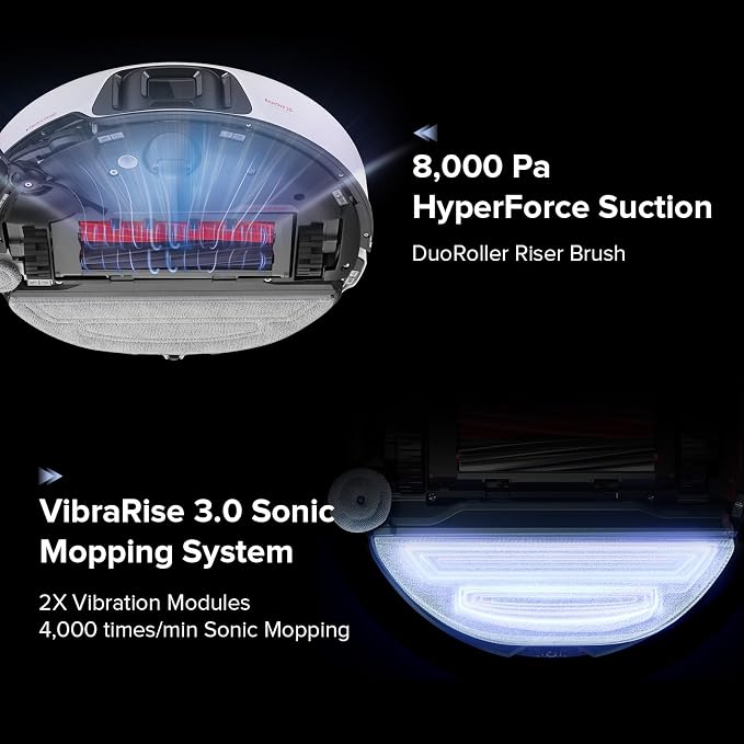 roborock S8 Max Ultra Robot Vacuum and Mop, All-in-One Dock, PreciSense LiDAR - Image 4