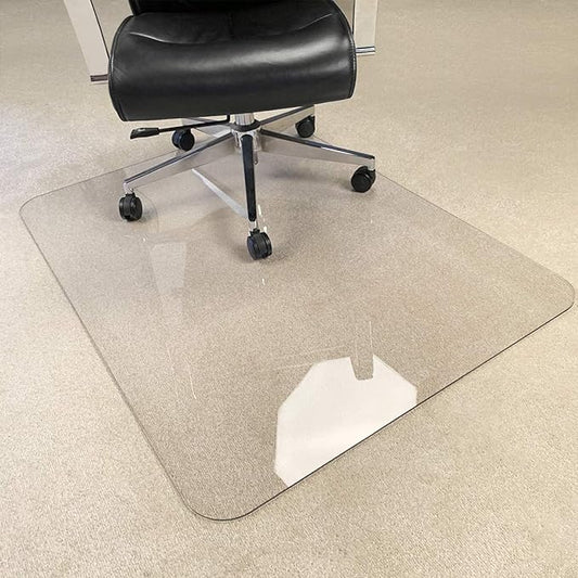 3Pack Crystal Clear 1/5" Thick 47" x 35" Heavy Duty Hard Chair Mat, Can be Used by MuArts