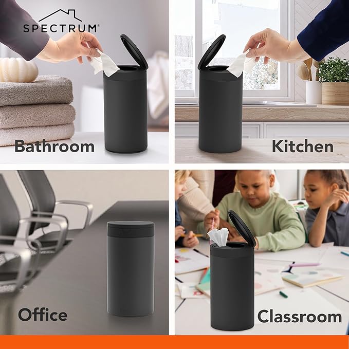Spectrum Disinfecting Wipes Container Refillable Stainless Steel Wipe Holder - Image 5