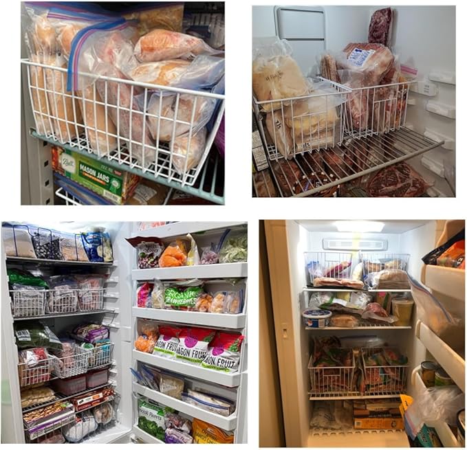 16inch Upright Freezer Organizer Baskets - Image 6