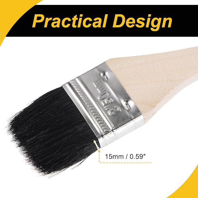 Bent Radiator Paint Brush 17" Length 2" Width Bristle - Image 3