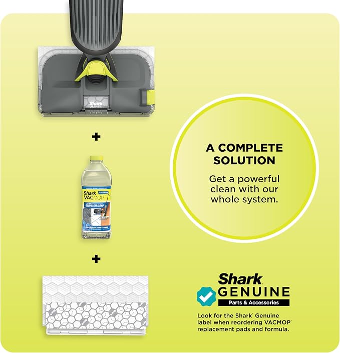 Shark VACMOP Cordless Hard Floor Cleaner, Vacuum and Spray Mop, Powerful Suction - Image 6