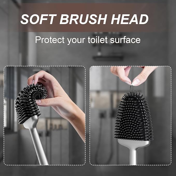 Sellemer Toilet Brush and Holder Set - Image 4
