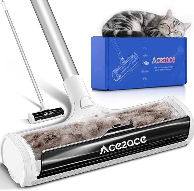 ACE2ACE A3 Pro Carpet Roller for Pet Hair, Carpet Pet Hair Removal Tool by ACE2ACE