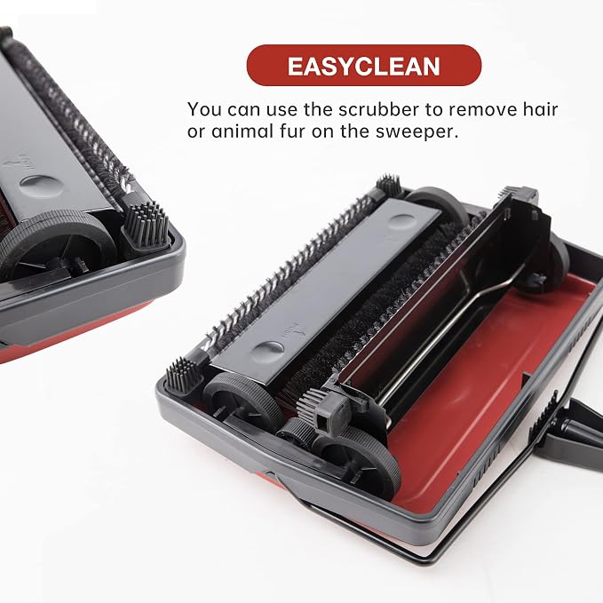 Yocada Carpet Sweeper Cleaner for Home Office Low Carpets Rugs Undercoat - Image 4