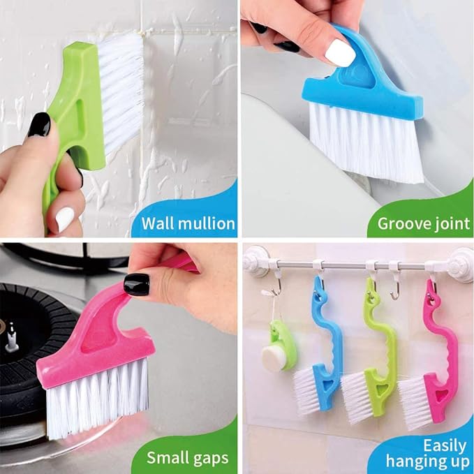 14Pcs Crevice Gap Cleaning Brush, Door Window Track Groove Corner Crevice - Image 6