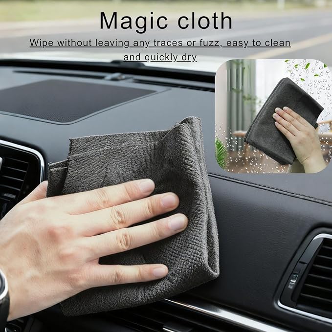 10PCS Thickened Magic Cleaning Cloth, Microfiber Cloth – Reusable, Lint Free - Image 3