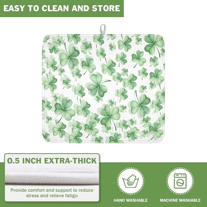 St Patrick's Day Dish Drying Mat - Image 5