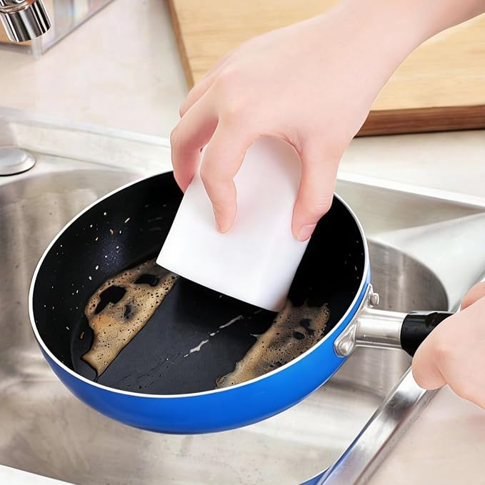 10Pcs Melamine Foam Sponge, 2X Density Magic Cleaning Eraser, Durable - Image 9