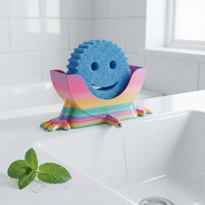 Creative Hanging Sponge Holder - Image 3