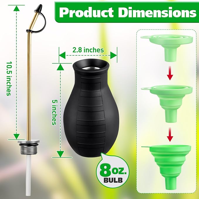 Diatomaceous Earth Powder Duster, 8OZ Garden Powder Applicator Dispenser - Image 3