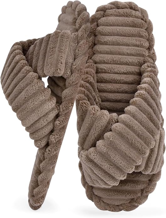 ZOORON Women's Cozy Slippers Crossbands & Durable Foam by ZOORON
