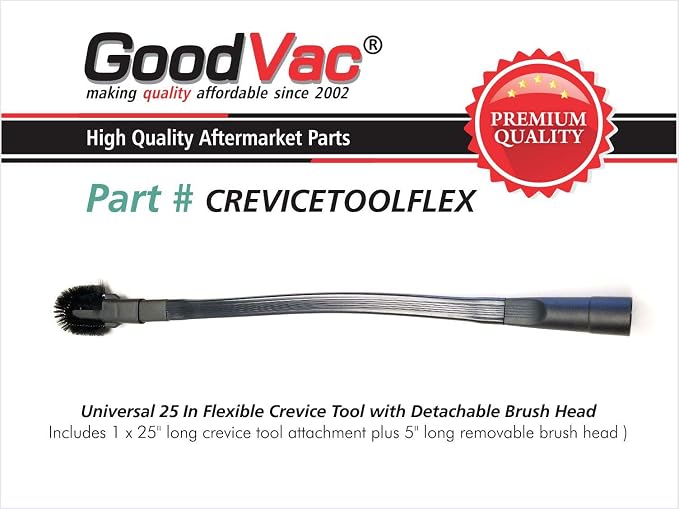 GOODVAC Universal 25" Long Flexible Crevice Tool - Image 4