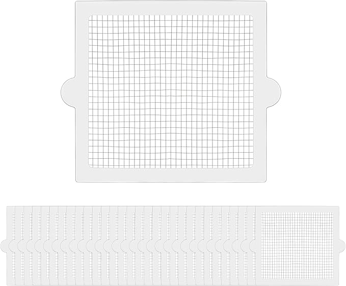 30PCS Disposable Shower Drain Hair Catcher, 4.13Inches Square Mesh Stickers - Image 8
