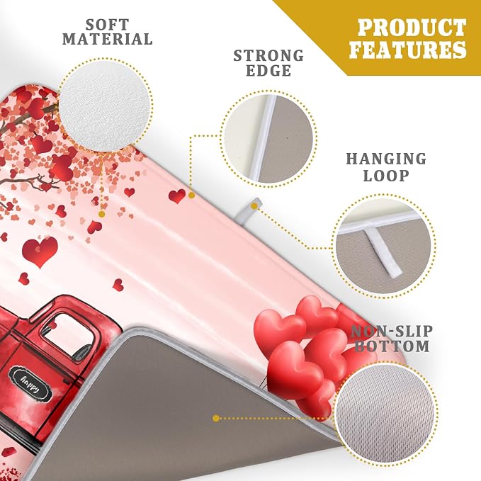 Valentine's Day Dish Drying Mats - Image 4