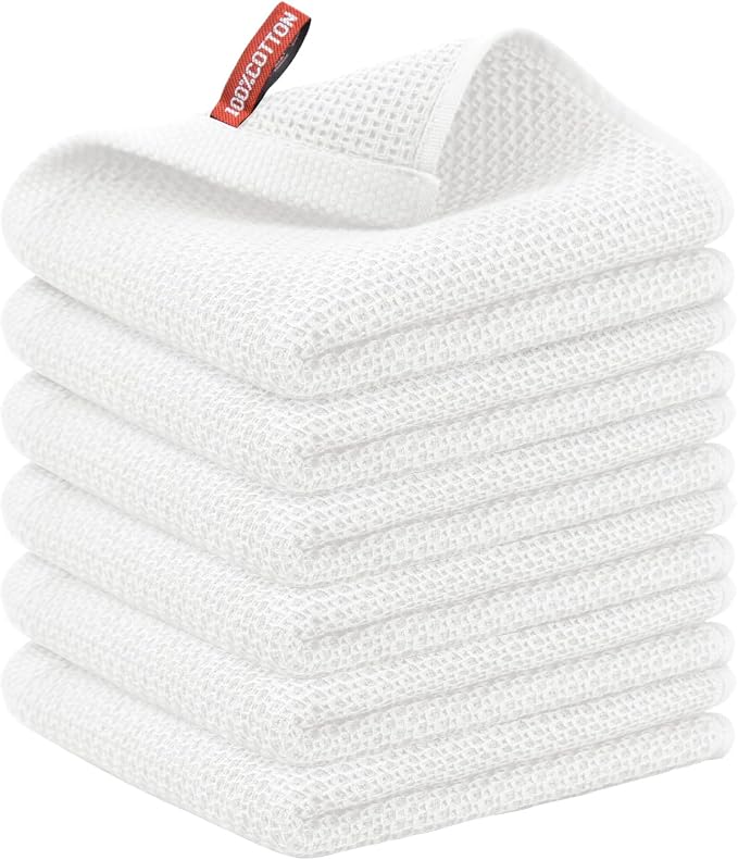 Nialnant Kitchen Hand Towels, 13 x 28 Inches, 100% Cotton Dish Towel by Nialnant
