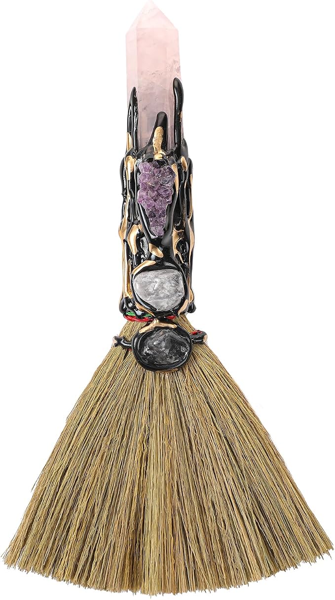 Rose Quartz Witch Broom - Image 2