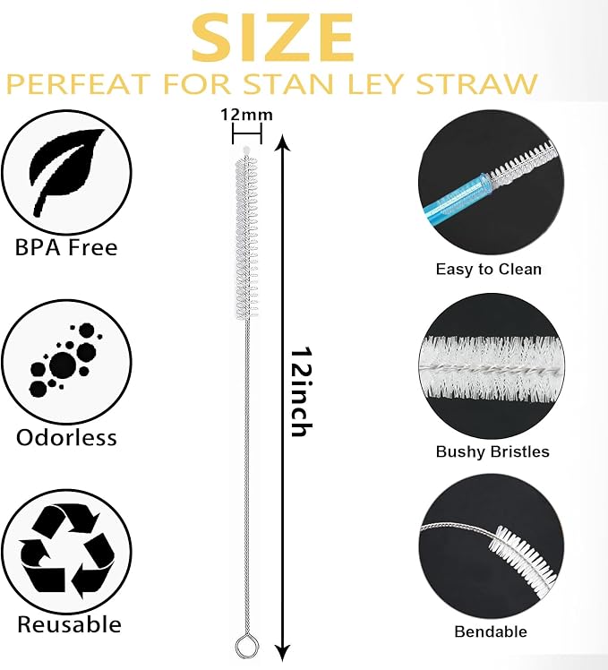 LEDUO Straw Cleaner Brush for Stanley - Image 2