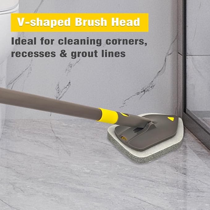 NEWE Shower Scrubber Refill Pads, Tub Tile Scrubber Replacement Head - Image 4