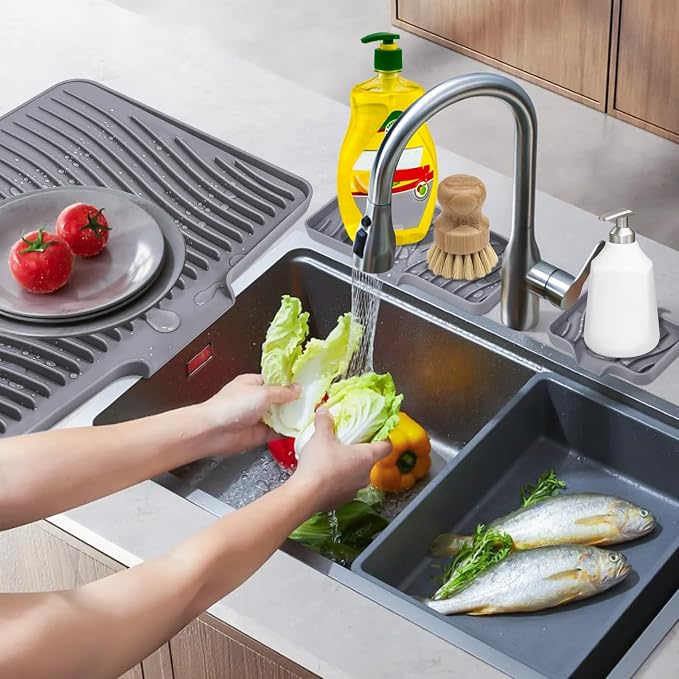 Silicone Dish Drying Mat, Stone Drying Mat - Image 8