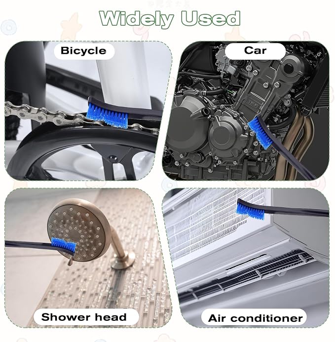 4 Pcs Small Cleaning Brush, Double-Ended Nylon Brush, Jewelry Cleaning Brushes - Image 5