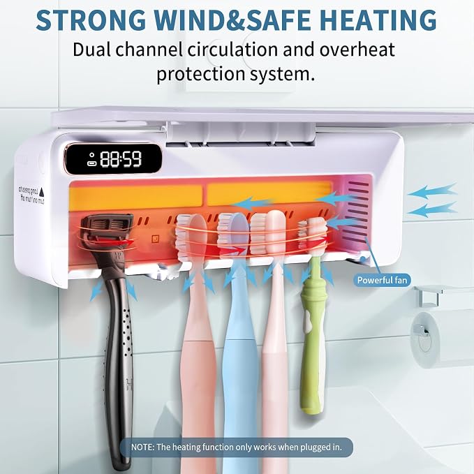 ZOZOO UV Toothbrush Sanitizeri Holder - Image 3