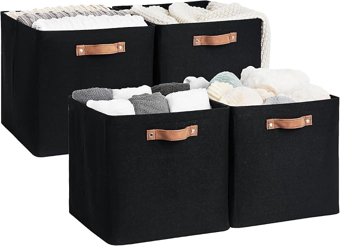 StorageWorks 13x13 Inches Storage Cube, Fabric Storage Bins by StorageWorks