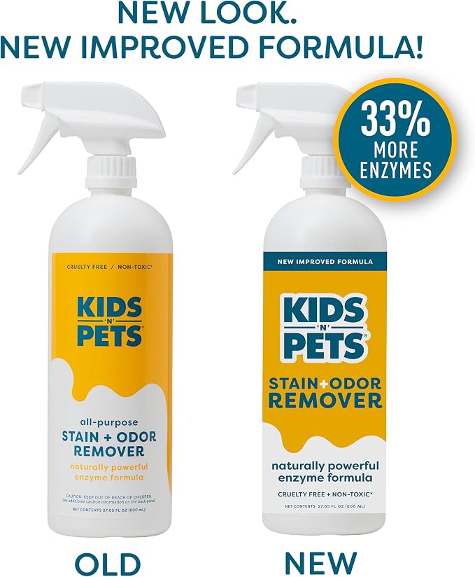 KIDS 'N' PETS Instant All-Purpose Stain & Odor Remover Permanently Eliminates - Image 3