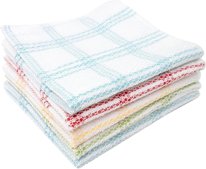Ritz Cotton Scouring Dish Cloth 5-Pack by Ritz+Foodservice
