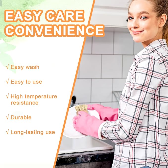 cobee 12Pcs Bamboo Dish Scrub Brushes, Kitchen Dishwashing Scrubber - Image 6