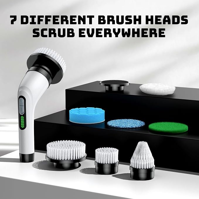 Electric Spin Scrubber for Bathroom: Shower Scrubber - Image 6
