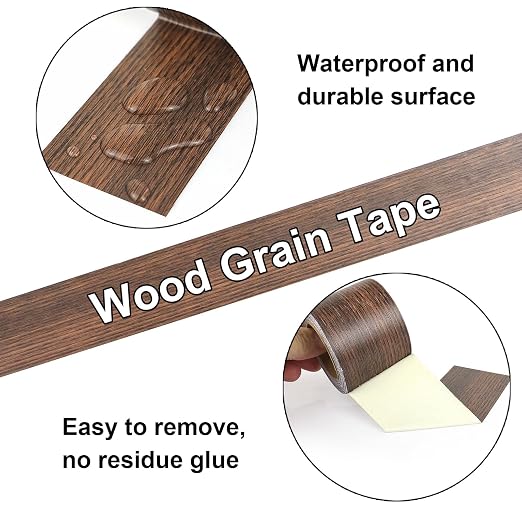 BOMEI PACK Wood Grain Repair Tape, Self Adhesive Repair Patch - Image 3