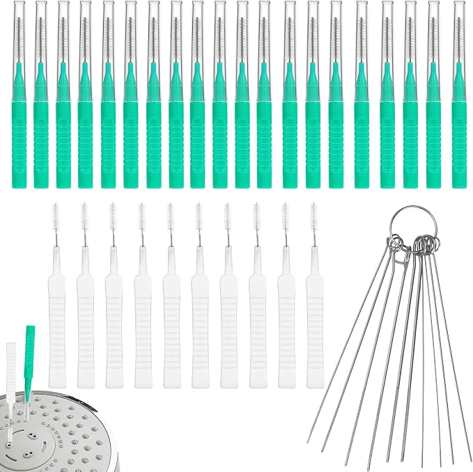 40pcs Shower Head Cleaner Tools, 2 Designs Shower Head Cleaning Brushes by Unknown