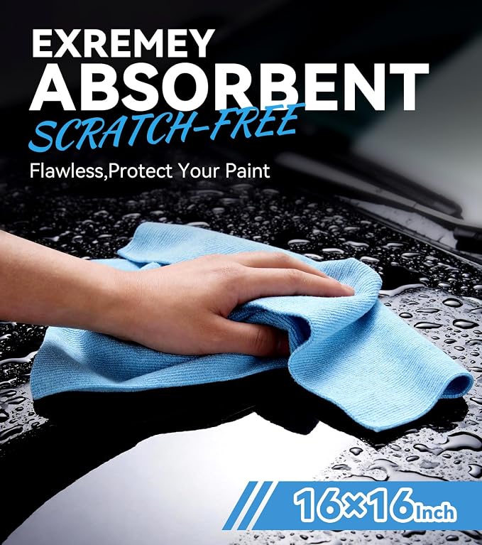 10-Pack 420GSM Premium Edgeless Microfiber Towels - Image 2