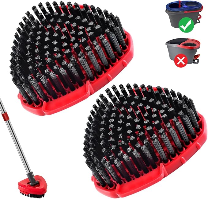 2 Pack Upgrade Scrub Brush Replace Heads Compatible by GFRED