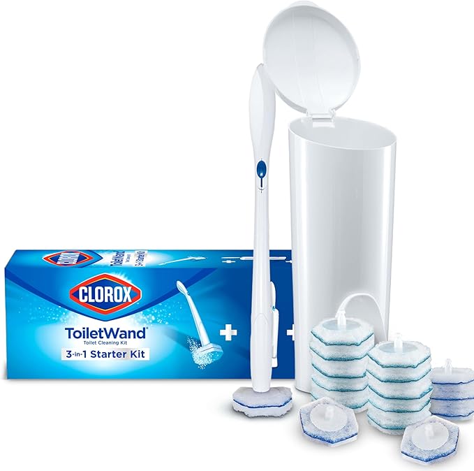Clorox ToiletWand Disposable Toilet Cleaning System, Spring Cleaning Essential by Clorox