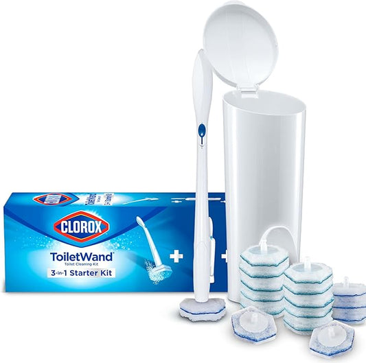 Clorox ToiletWand Disposable Toilet Cleaning System, Spring Cleaning Essential by Clorox