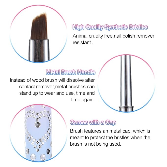 Nail Art Clean Up Brushes, Nail Brushes - Image 5