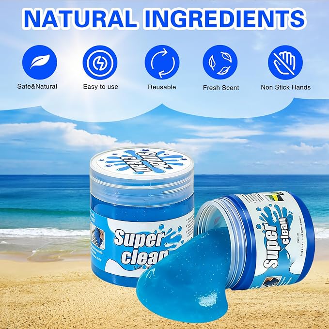 Car Cleaning Gel 2-Pack – Universal Car Cleaning Putty - Image 8